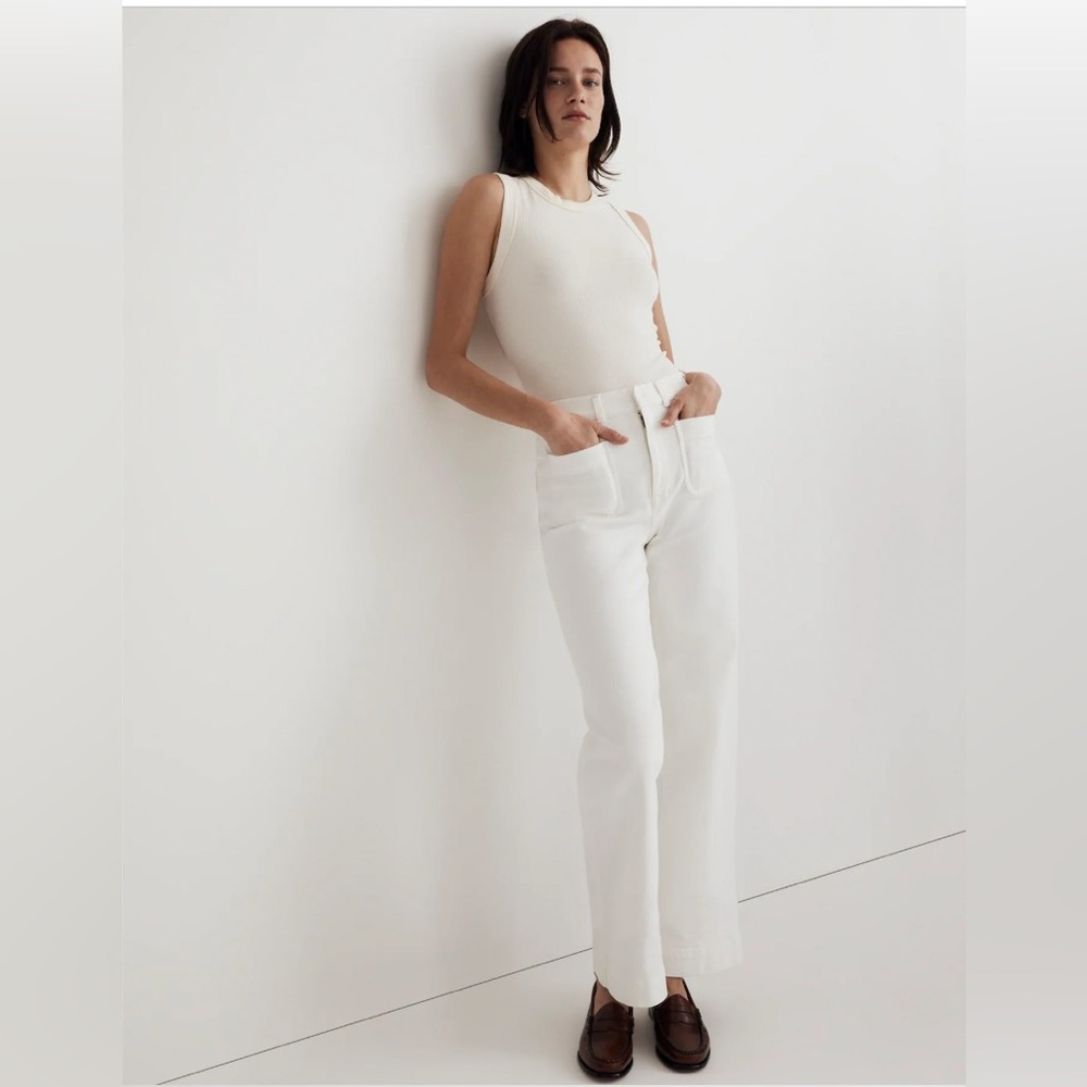 NWT Madewell The Perfect Vintage Wide-Leg Jean